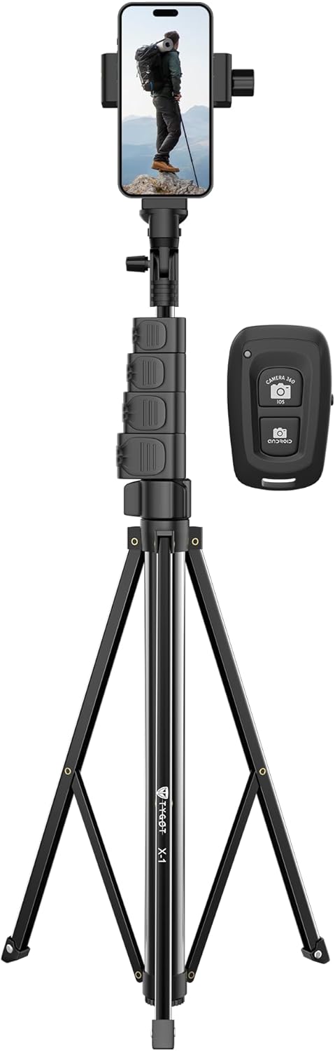 Genaric Aluminium Tripod with Bluetooth Remote - الصورة 2