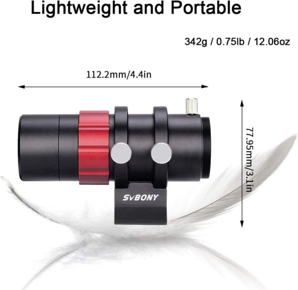 ⁦SVBONY SV165 Mini Guide Scope 30mm F4 Finder⁩ - الصورة ⁦5⁩