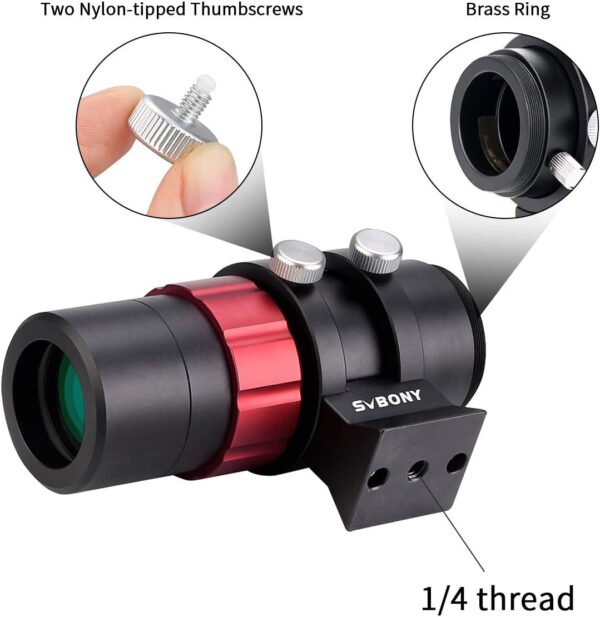 ⁦SVBONY SV165 Mini Guide Scope 30mm F4 Finder⁩ - الصورة ⁦3⁩