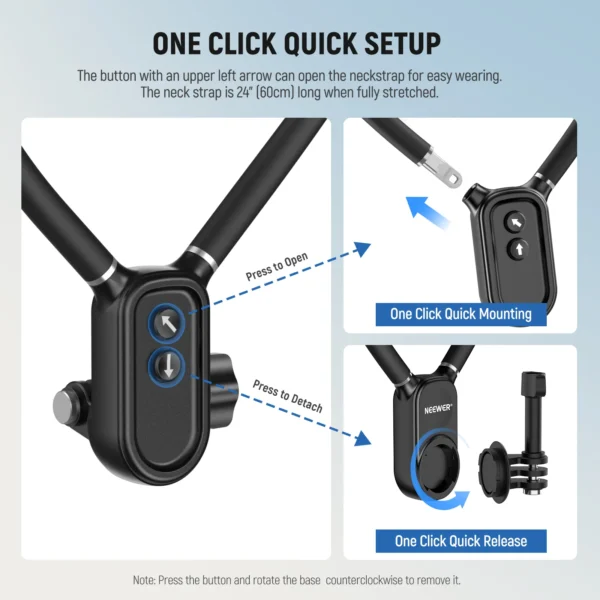 NEEWER GP-16 Magnetic Phone Neck Mount - Image 3