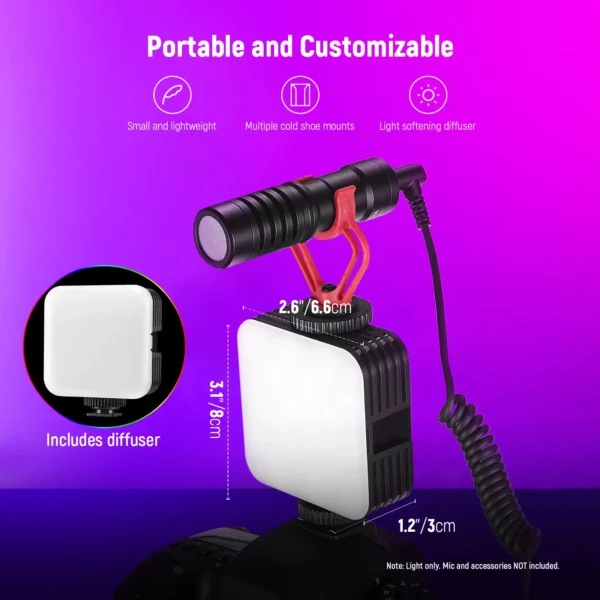 NEEWER RGB61 Magnetic RGB Video Light - Image 4