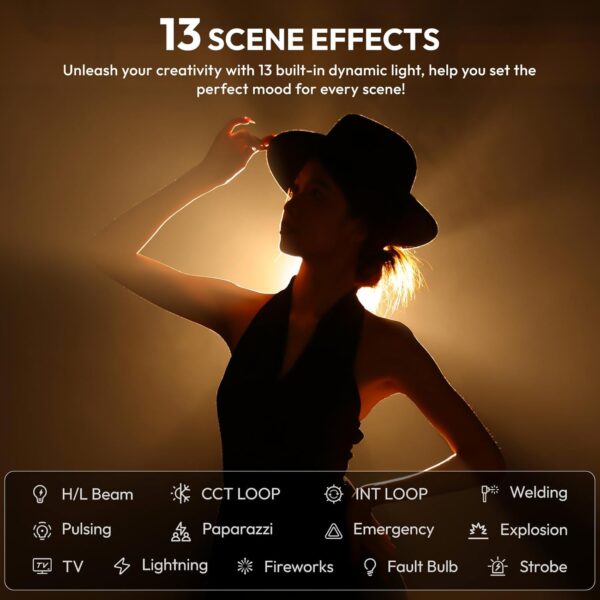 ⁦Ulanzi EC65 65W Bi Color LED Video Light⁩ - الصورة ⁦3⁩