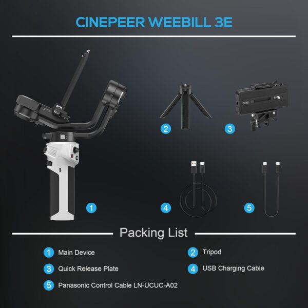 ⁦ZHIYUN CINEPEER Weebill 3E⁩ - الصورة ⁦2⁩