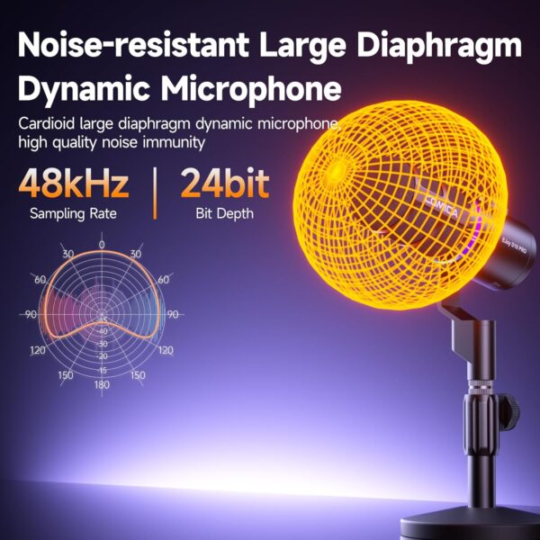 Comica EJoy D10 Pro RGB Wireless USB-C Mic - Image 6