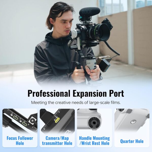 ⁦ZHIYUN Crane 4E Gimbal Stabilizer⁩ - الصورة ⁦2⁩