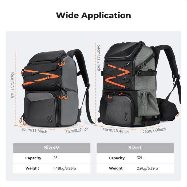 K&F Concept Star Wander 03 25L Camera Backpack KF13.180 - Image 2