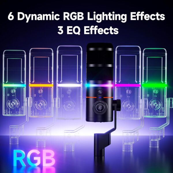 Comica EJoy D10 Pro RGB Wireless USB-C Mic - Image 5