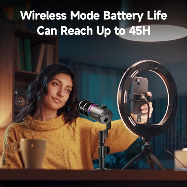 Comica EJoy D10 Pro RGB Wireless USB-C Mic - Image 4
