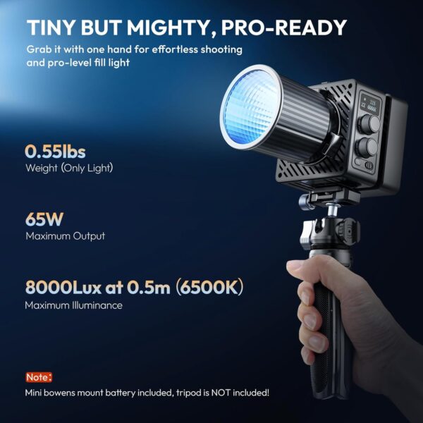 ⁦Ulanzi EC65 65W Bi Color LED Video Light⁩ - الصورة ⁦7⁩