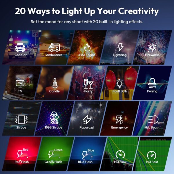 Ulanzi LE20 20W Pocket RGB Video Light - Image 4