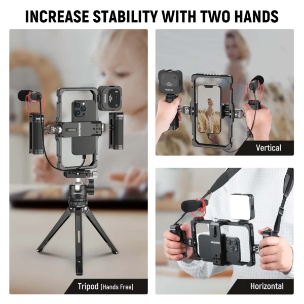 NEEWER PA009S Smartphone Video Rig - Image 3