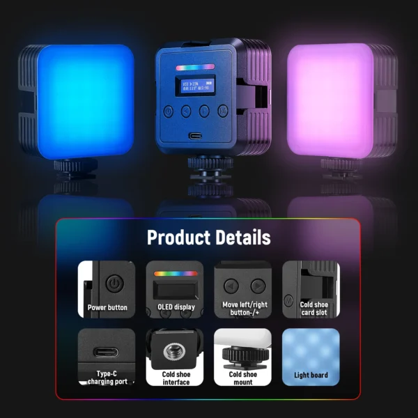 NEEWER RGB61 Magnetic RGB Video Light - Image 2