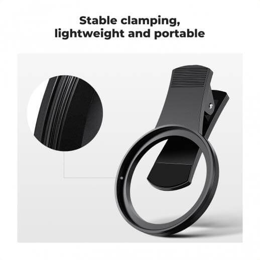 K&F Concept 52mm Clip-on CPL Phone Camera Lens Filter Kit - الصورة 4