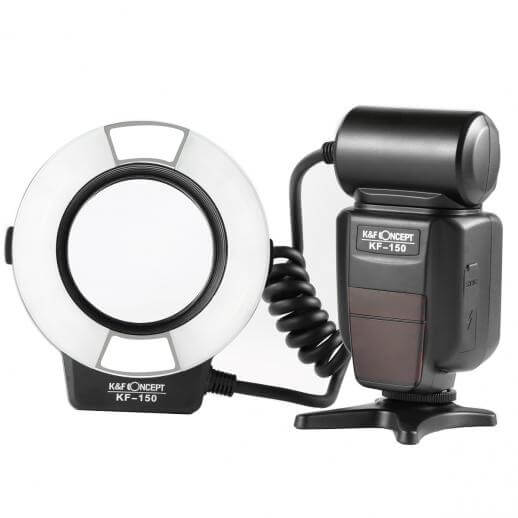 K&F Concept KF-150C I-TTL Macro Ring Flash for Nikon DSLR - Image 7