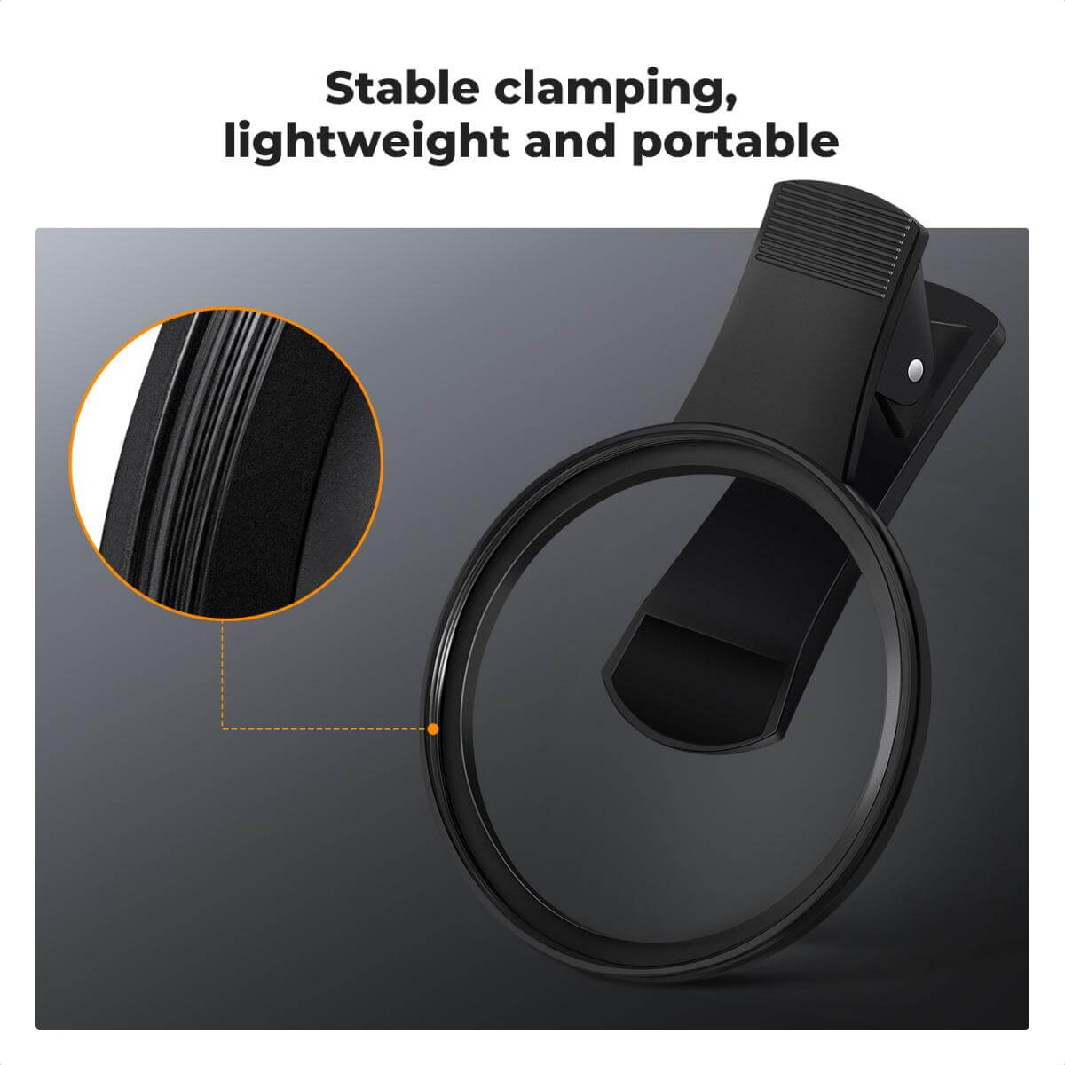 K&F Concept 67mm Clip-on ND2-32 Phone Camera Lens Filter Kit - Image 5