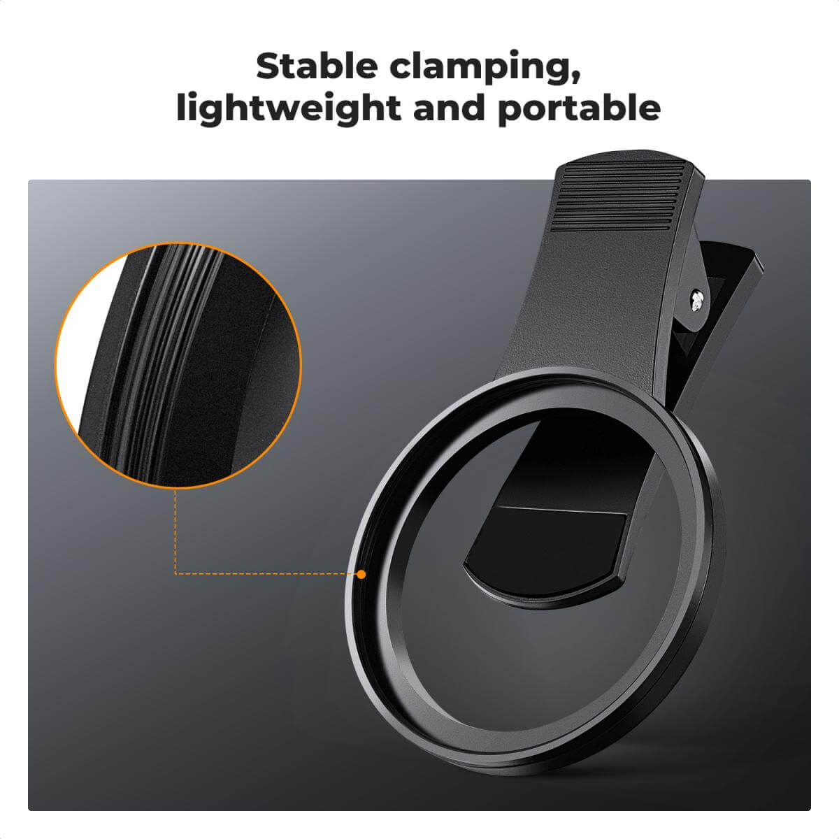 K&F Concept 67mm Clip on Black Mist 1/8 Phone Camera Lens Filter Kit - الصورة 3