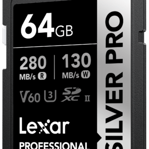 Lexar Professional SILVER PRO 64GB SDXC UHS-II Memory Card