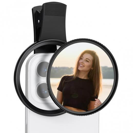 K&F Concept 67mm Clip on Black Mist 1/8 Phone Camera Lens Filter Kit