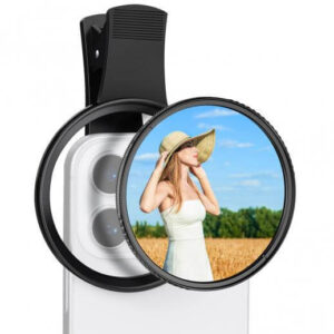 K&F Concept 67mm Clip on CPL & Black Mist 1/4 2 in 1 Phone Camera Lens Filter Kit