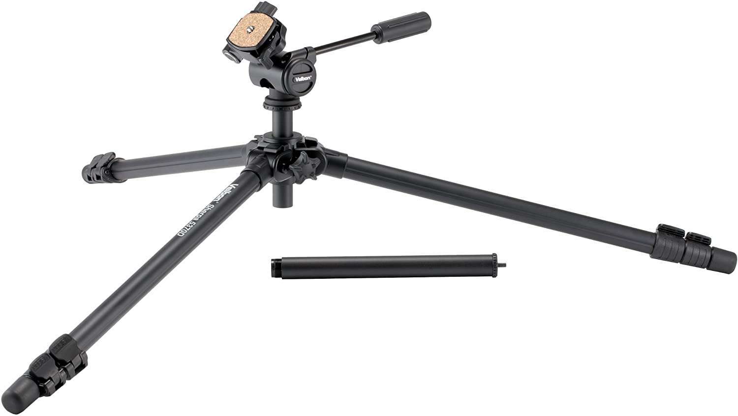 Velbon 5370D Aluminum Tripod with 3-Way Pan-Tilt Head - الصورة 7