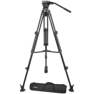 E-Image EK630 Professional Compact Tripod with Fluid Head -75mm
