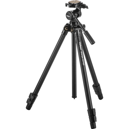 Velbon 5370D Aluminum Tripod with 3-Way Pan-Tilt Head - الصورة 3