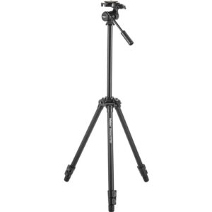 Velbon 5370D Aluminum Tripod with 3-Way Pan-Tilt Head