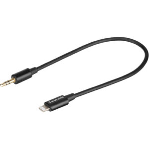 Saramonic SR-C2000 3.5mm TRS Male to Lightning Adapter Cable for Audio to iPhone - 9