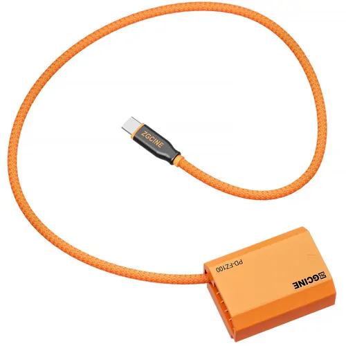 ZGCINE USB-C PD to Sony NP-FZ100 Dummy Battery with Braided Wire 23.6-PD-FZ100 - Image 4