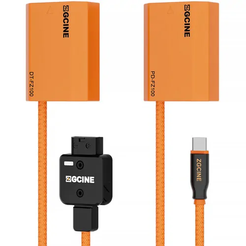 ZGCINE USB-C PD to Sony NP-FZ100 Dummy Battery with Braided Wire 23.6-PD-FZ100 - Image 2