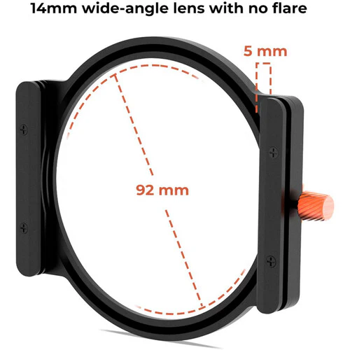 K&F Concept 100 x 100mm ND1000 Square Filter Kit with Holder and 8 Adapter Rings - الصورة 6
