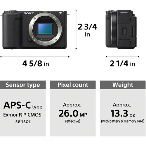Sony ZV-E10 II Mirrorless Camera and Kit Lens 16-50mm With Sony Grip - الصورة 2