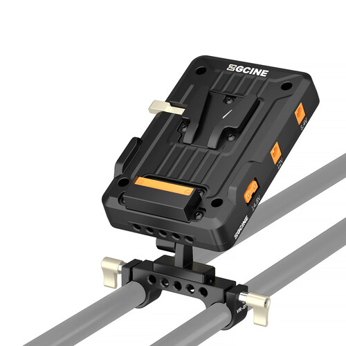 ZGCINE V-Mount Battery Plate with 15mm LWS Mount and Adjustable Arm -Kit 3 - الصورة 4