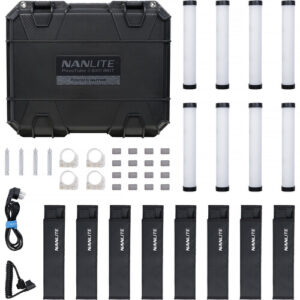 Nanlite PavoTube II 6XR RGB LED Pixel Tube Light 8 Light Kit