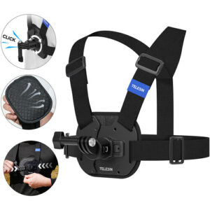 TELESIN Vest Chest Strap with Quick Release for Action Cameras