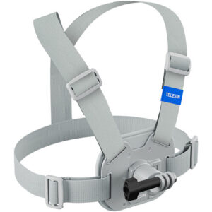 TELESIN Vest Chest Strap with Quick Release for Action Cameras - Gray