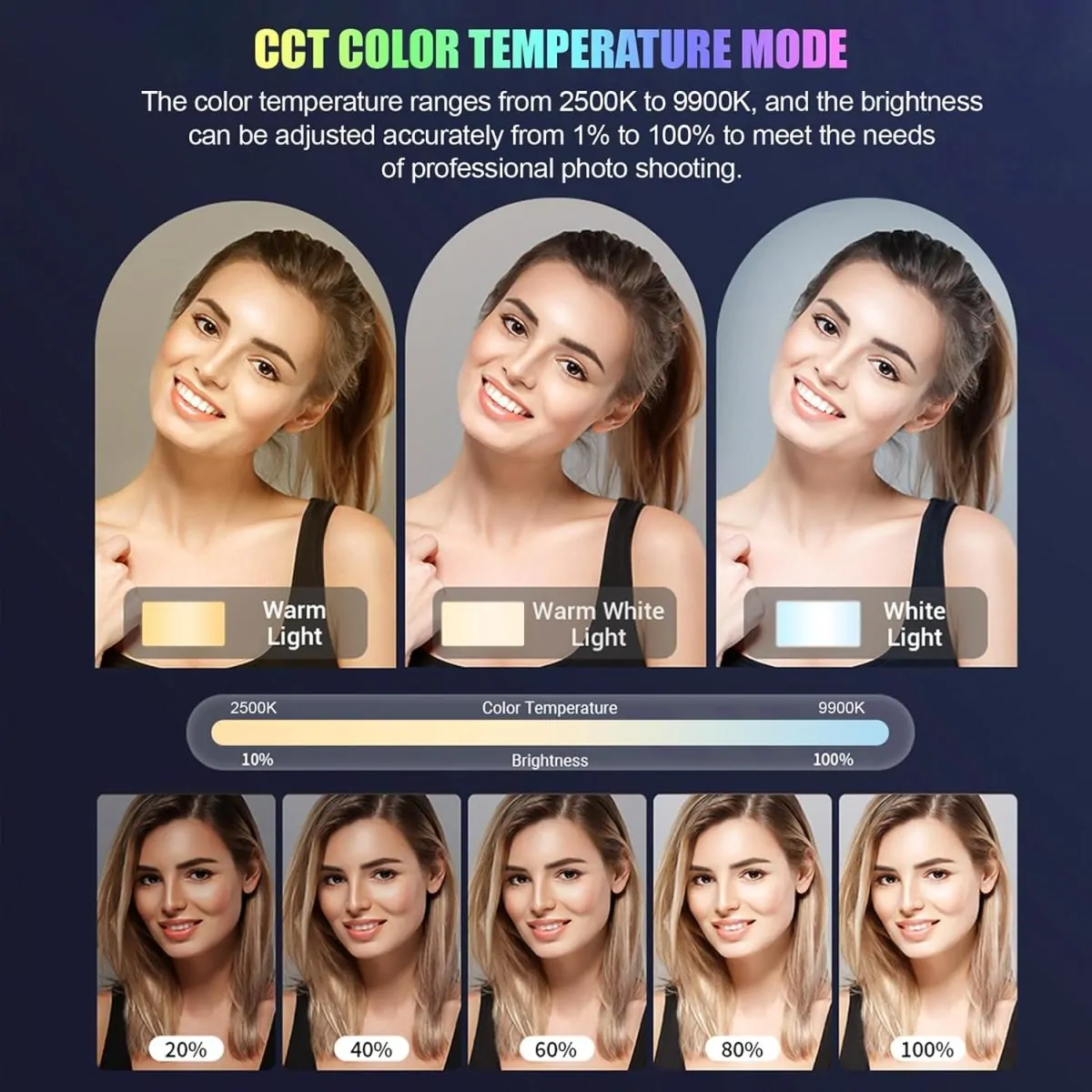 NiceFoto TC-225 RGB LED Pocket Video Light - الصورة 4