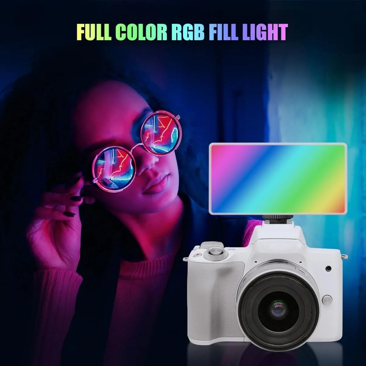 NiceFoto TC-225 RGB LED Pocket Video Light - الصورة 5
