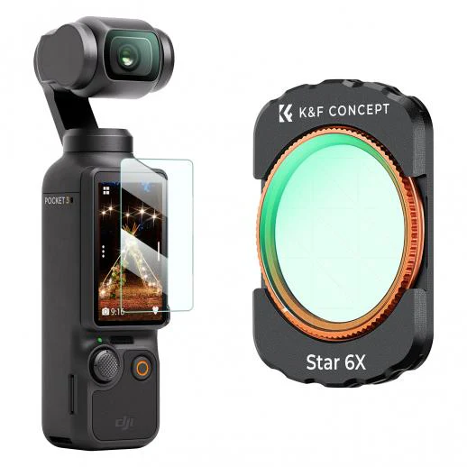 K&F Concept Magnetic 6-Point Star Filter for DJI Osmo Pocket 3