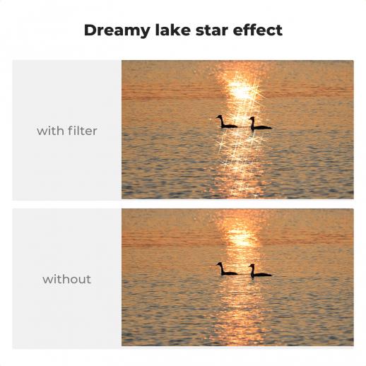 K&F Concept Magnetic 6-Point Star Filter for DJI Osmo Pocket 3 - الصورة 3