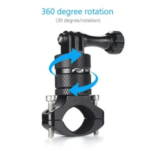 K&F Concept Aluminum Handlebar Mount for GoPro-Insta360 and DJI Action Cameras