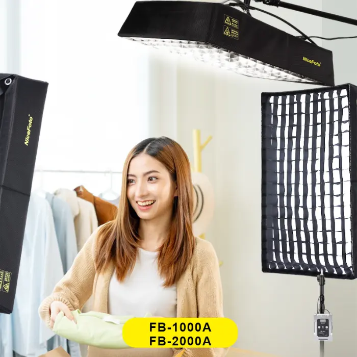 Nicefoto FB-A Series Bi-Color Collapsible Light with Grid - الصورة 4