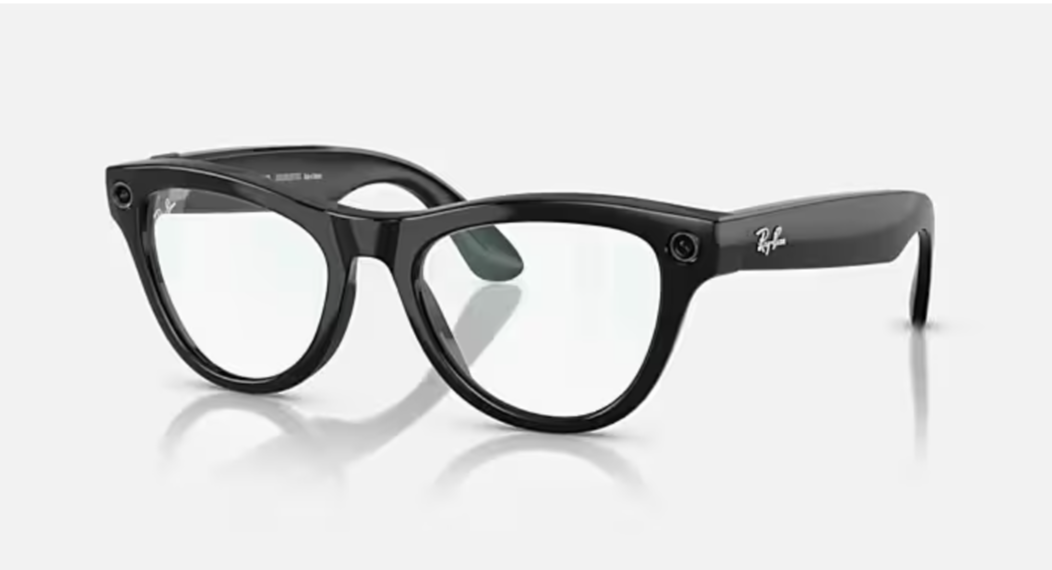 Ray-Ban Meta Headliner -Gen 1- F Shiny Black-L Clear