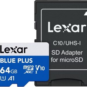 Lexar BLUE PLUS micro and SD adapter 100MB - 64 GB