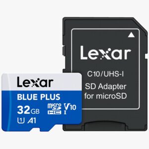 Lexar BLUE PLUS micro and SD adapter 100MB - 32 GB