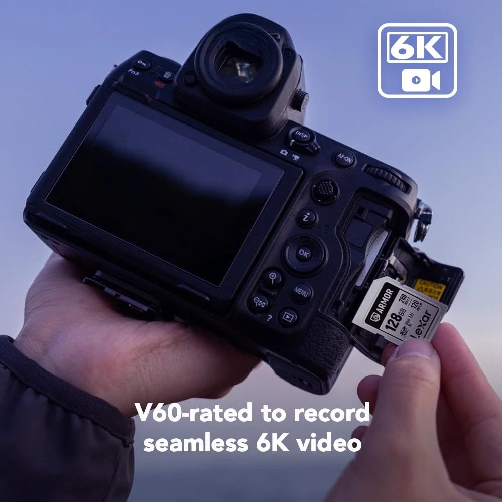 Lexar ARMOR Silver UHS-II SDXC Memory Card 280MBs V60 - Image 3