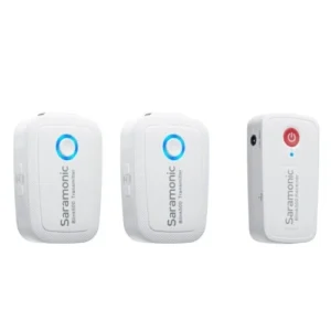 Saramonic Blink 500 B2 2-Person Digital Camera-Mount Wireless Omni Lavalier Microphone System (2.4 GHz) - White