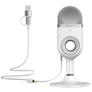 Smallrig simorr Wave U1 USB Condenser Microphone (White)