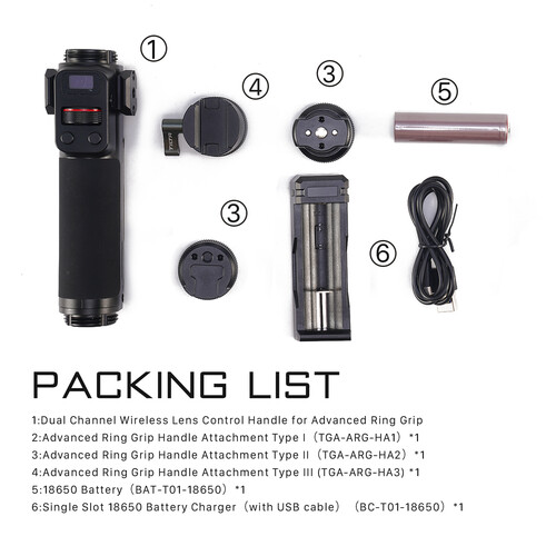 Tilta Dual-Channel Wireless Lens Control Handle for Advanced Ring Grip - الصورة 4