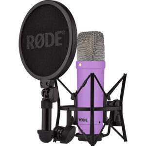 RODE NT1 Signature Series Large-Diaphragm Condenser Microphone - purple